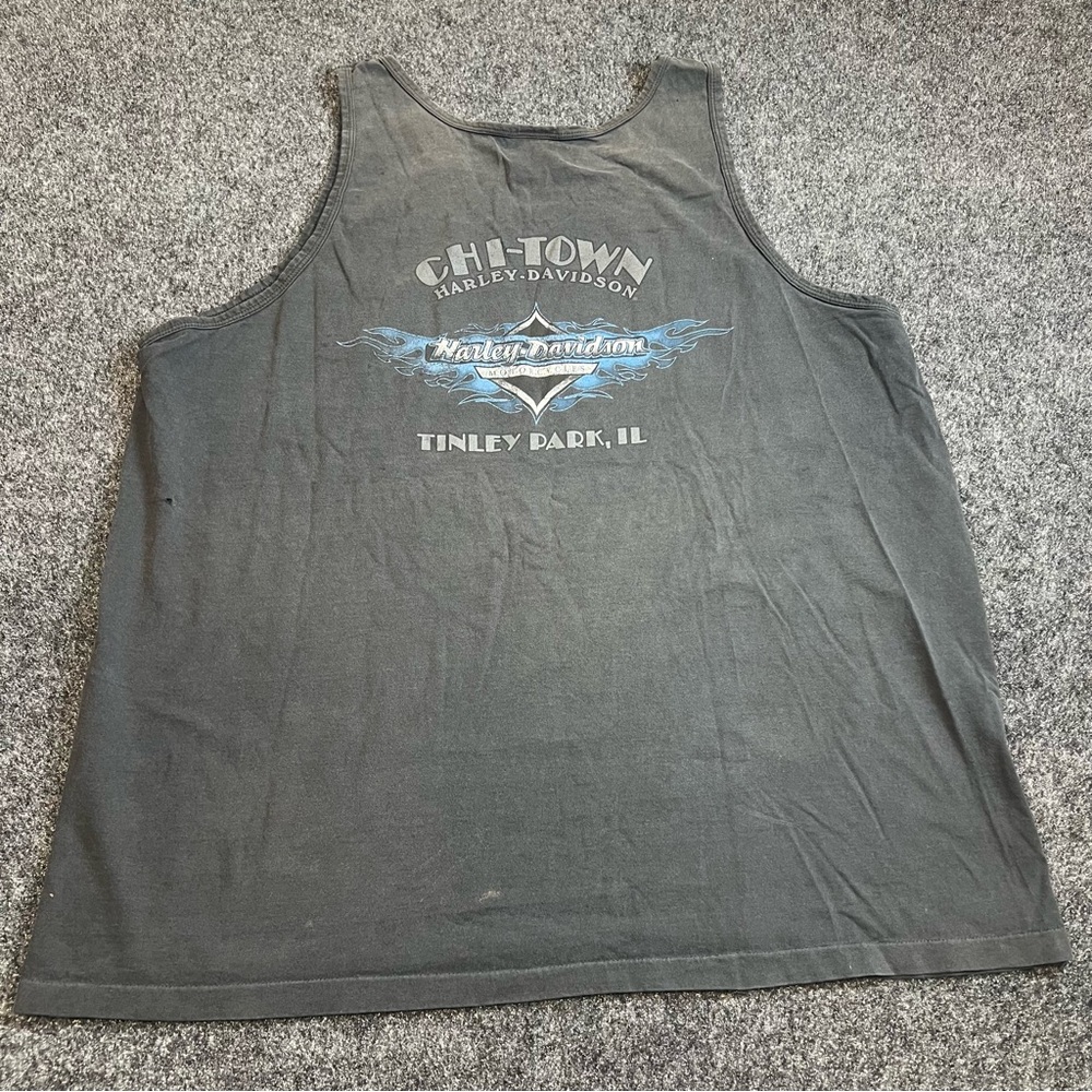 Harley-Davidson Men’s 3XL Tank Top Chi-Town Tinley Park IL Motorcycle Biker